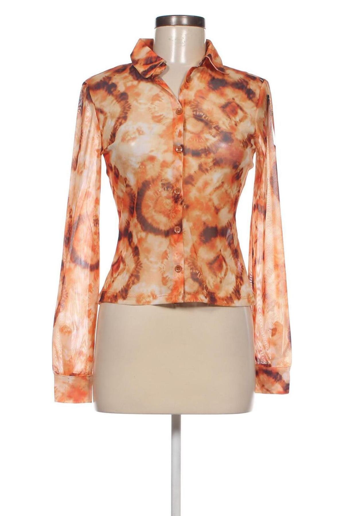 Γυναικείο πουκάμισο NA-KD, Μέγεθος XS, Χρώμα Πορτοκαλί, Τιμή 5,94 €