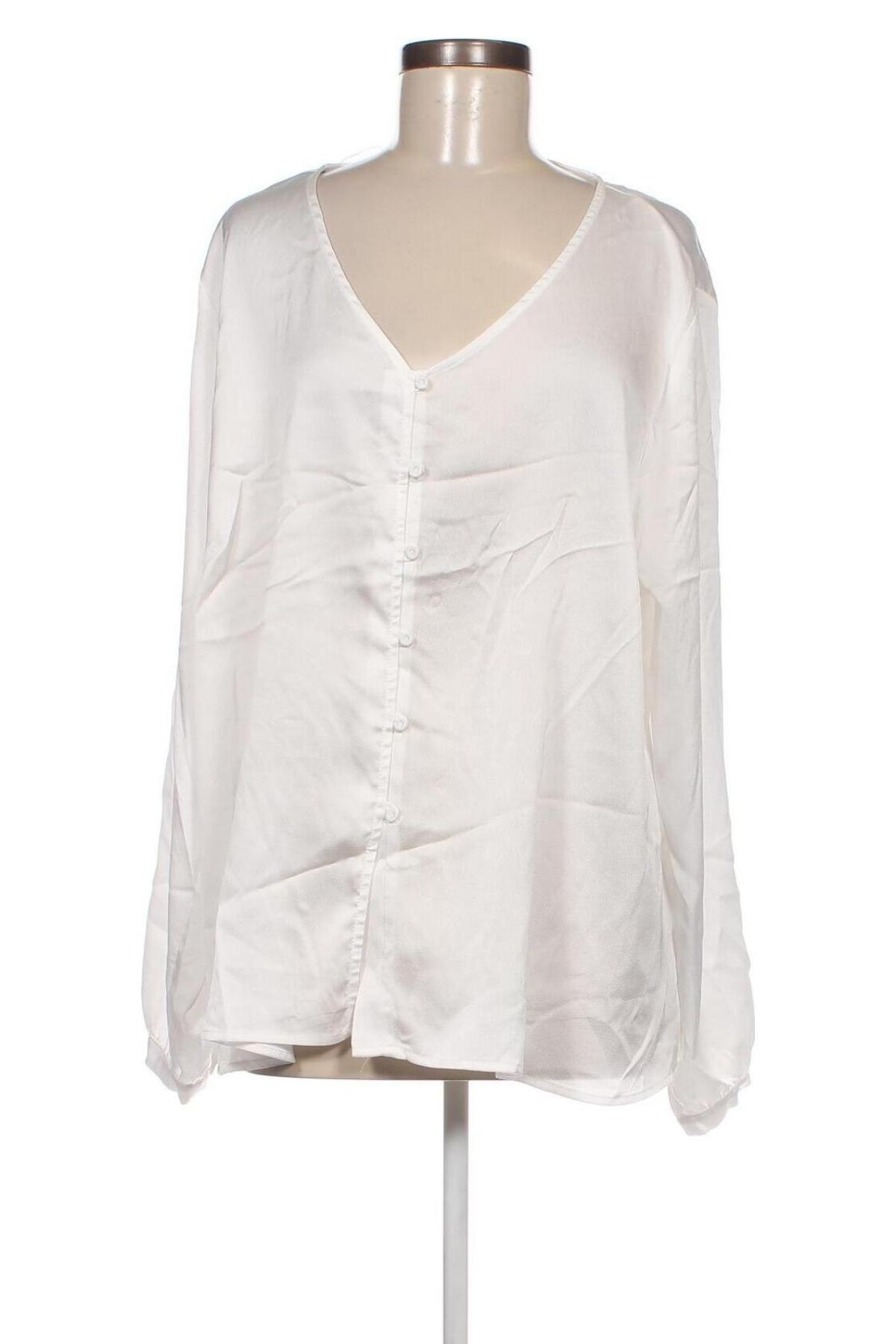 Дамска риза Oviesse, Размер 3XL, Цвят Бял, Цена 28,80 лв.
