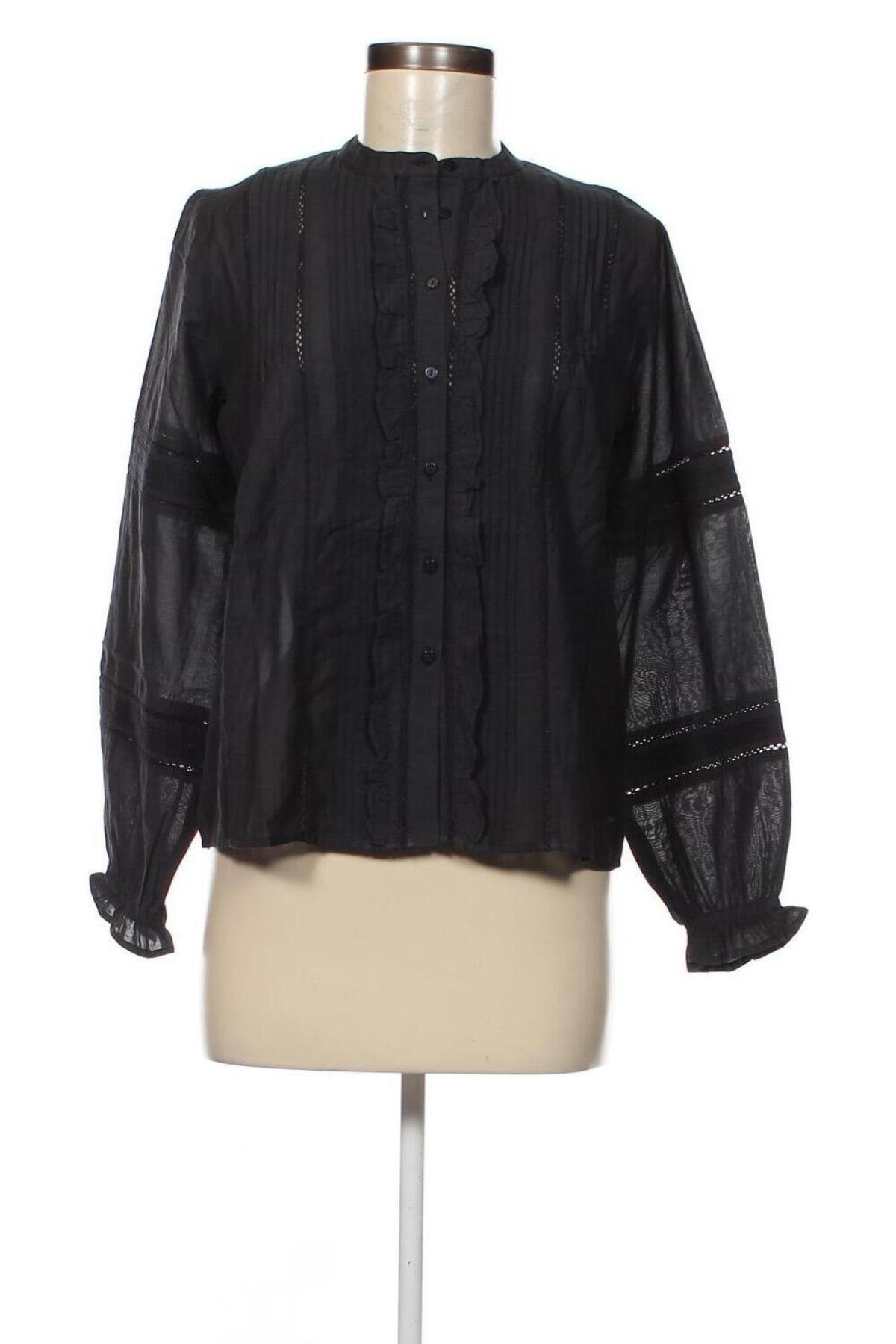 Γυναικείο πουκάμισο Pepe Jeans, Μέγεθος S, Χρώμα Μαύρο, Τιμή 17,88 €