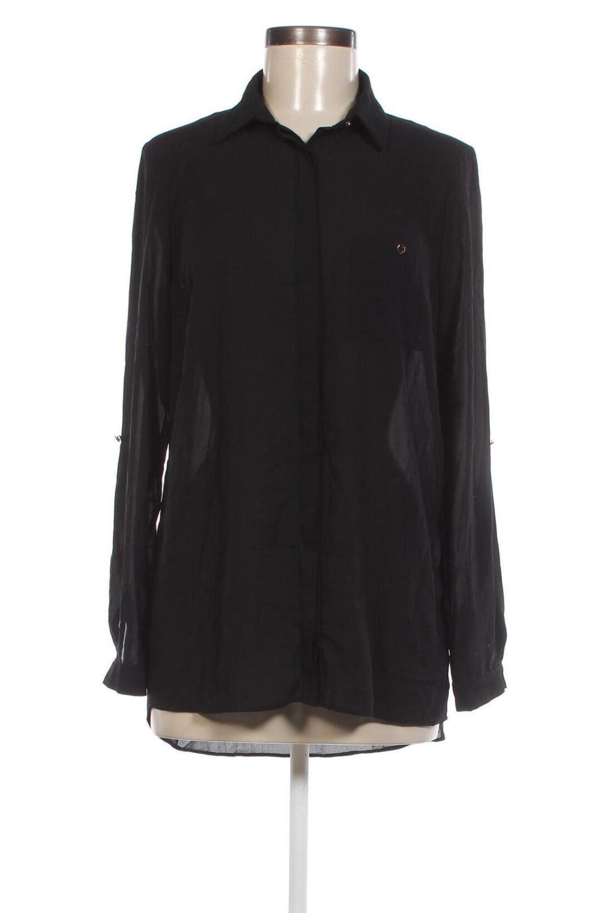 Γυναικείο πουκάμισο Primark, Μέγεθος M, Χρώμα Μαύρο, Τιμή 2,32 €