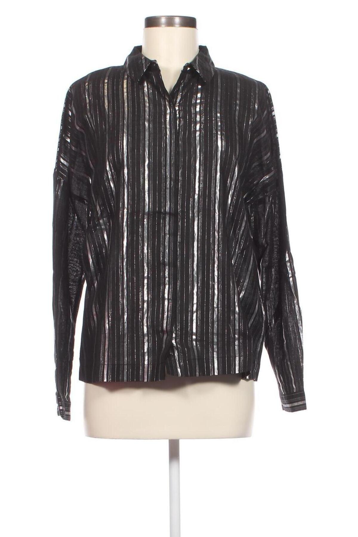 Γυναικείο πουκάμισο SUNCOO, Μέγεθος M, Χρώμα Μαύρο, Τιμή 13,15 €