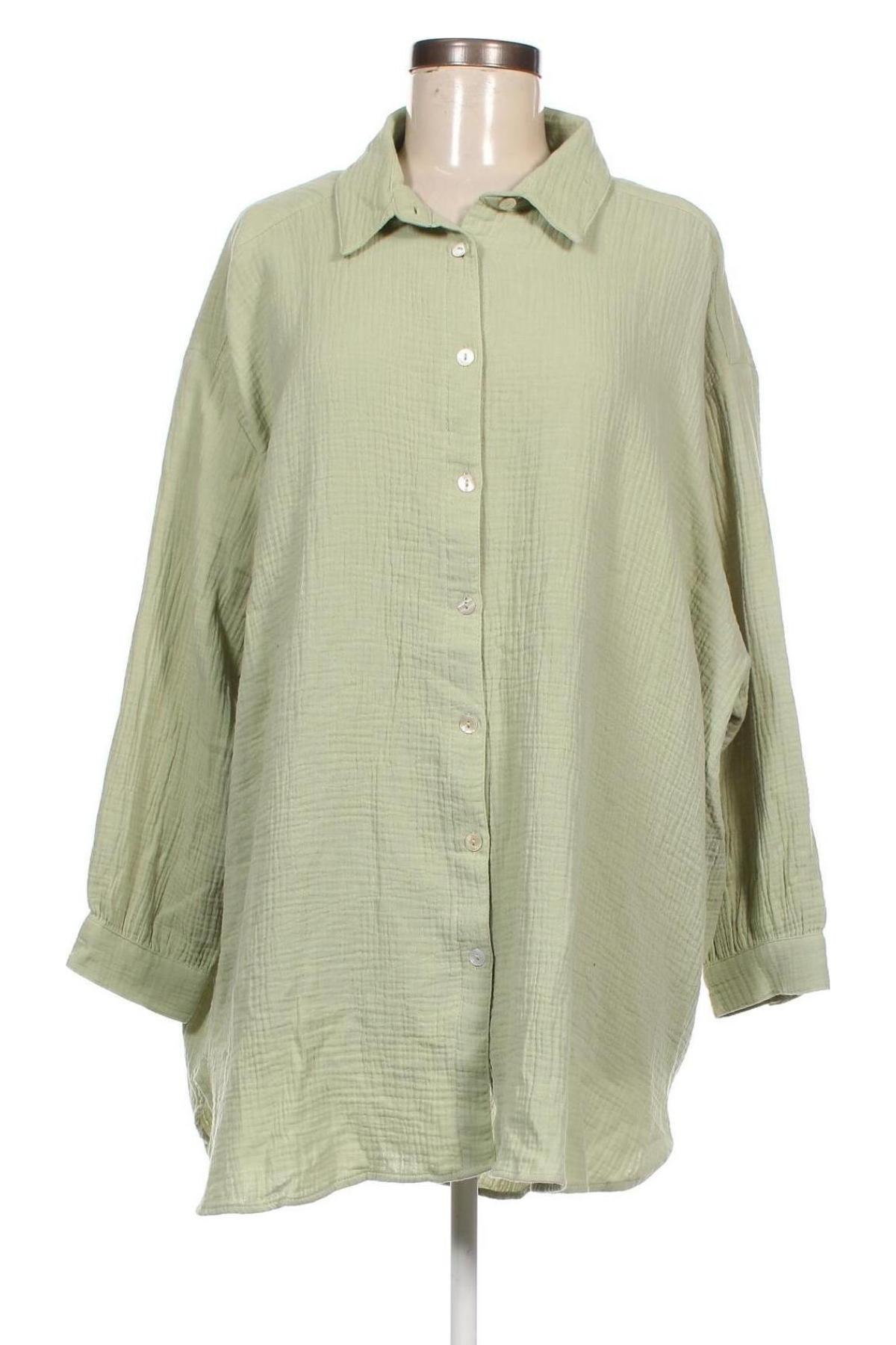 Дамска риза Sublevel, Размер L, Цвят Зелен, Цена 14,80 лв.