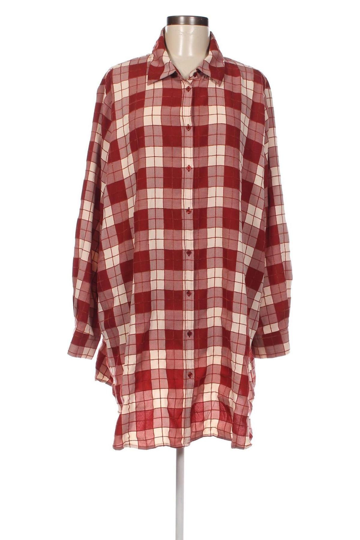 Γυναικείο πουκάμισο Ulla Popken, Μέγεθος 3XL, Χρώμα Πολύχρωμο, Τιμή 19,67 €