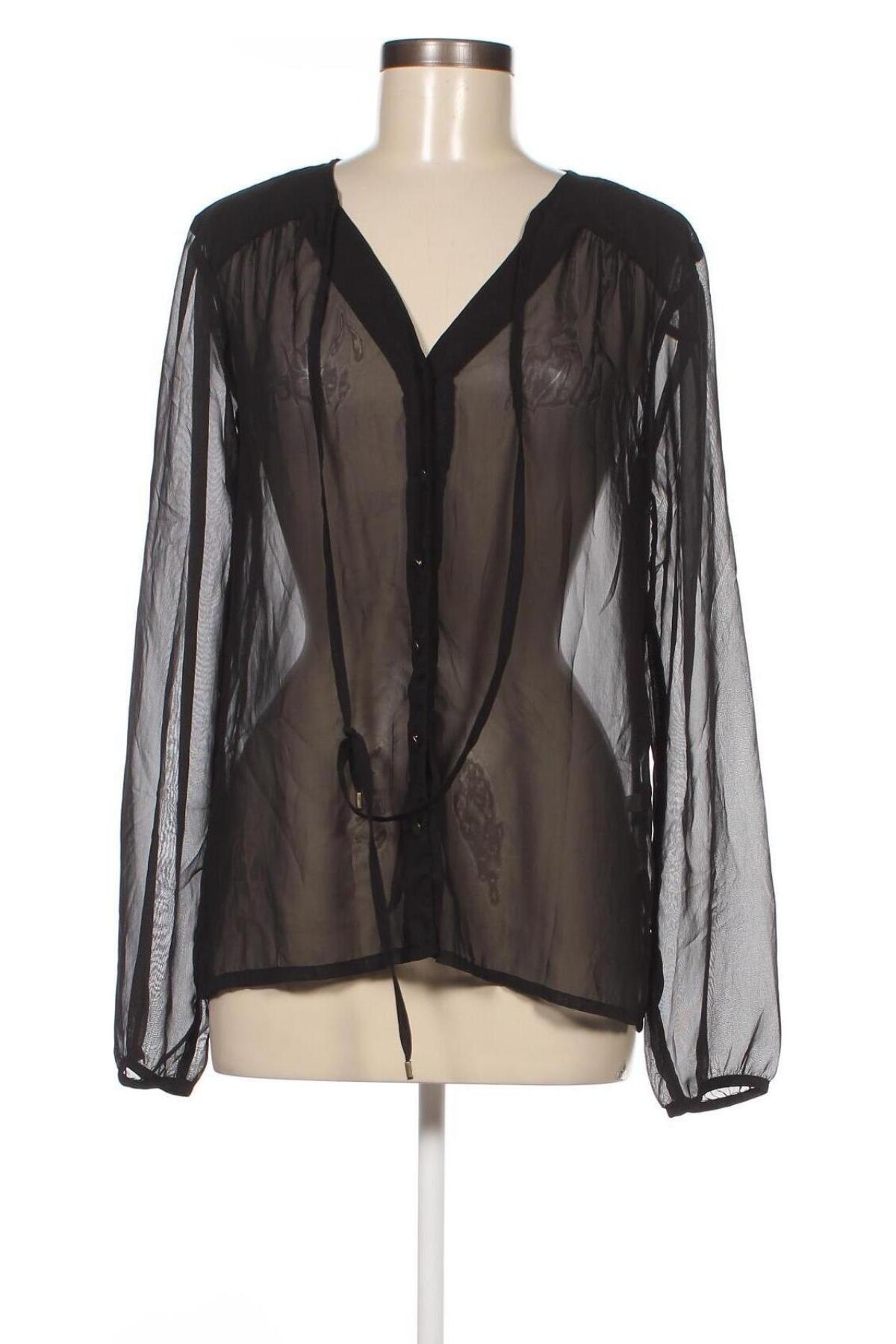 Γυναικείο πουκάμισο Vero Moda, Μέγεθος L, Χρώμα Μαύρο, Τιμή 9,28 €