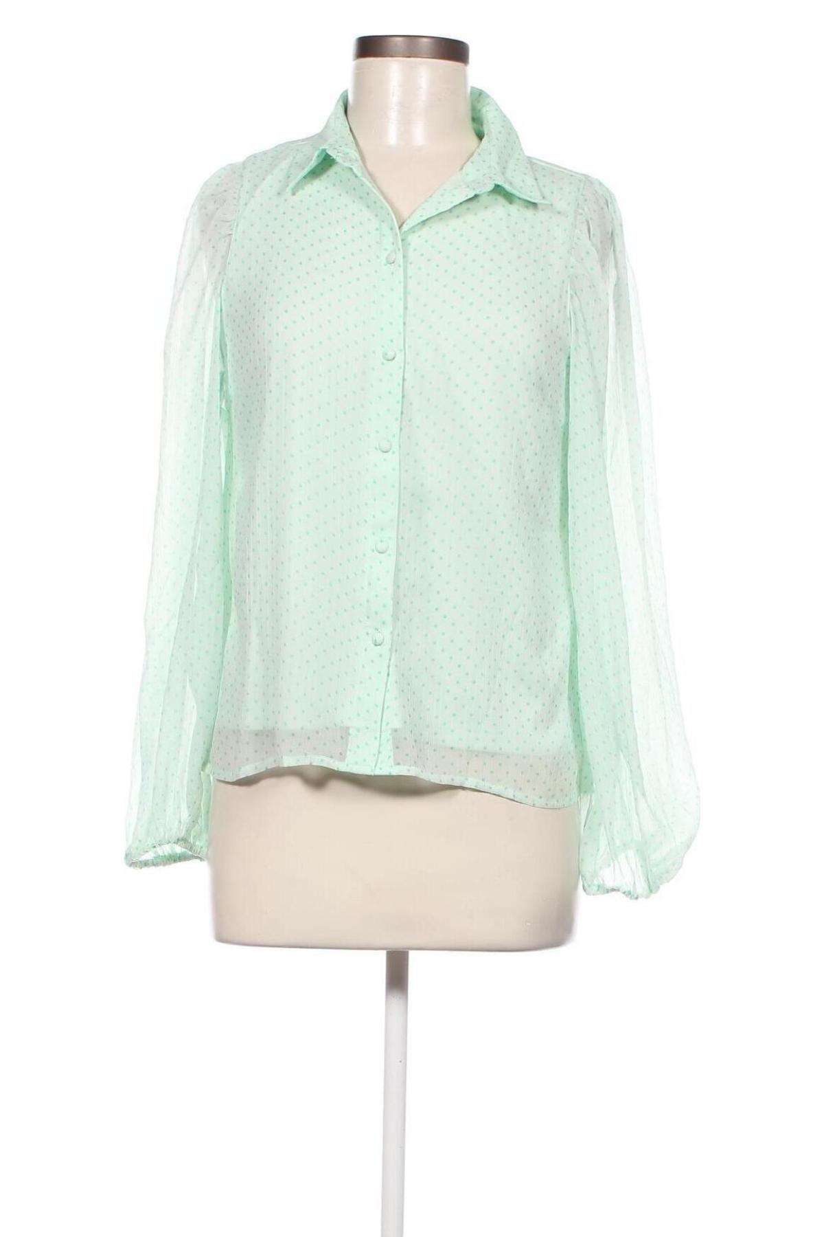 Γυναικείο πουκάμισο Vero Moda, Μέγεθος S, Χρώμα Πράσινο, Τιμή 6,19 €