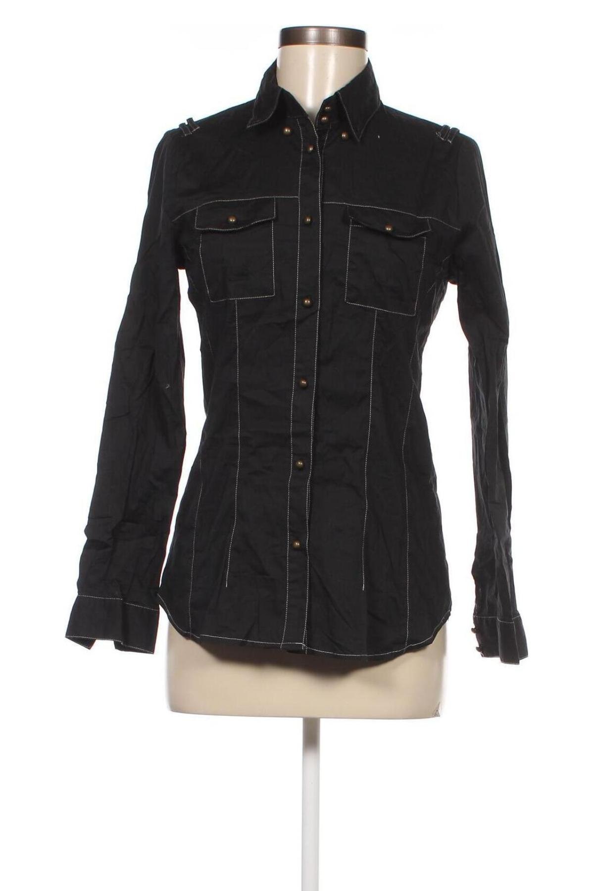 Γυναικείο πουκάμισο Vestino, Μέγεθος S, Χρώμα Μαύρο, Τιμή 2,23 €