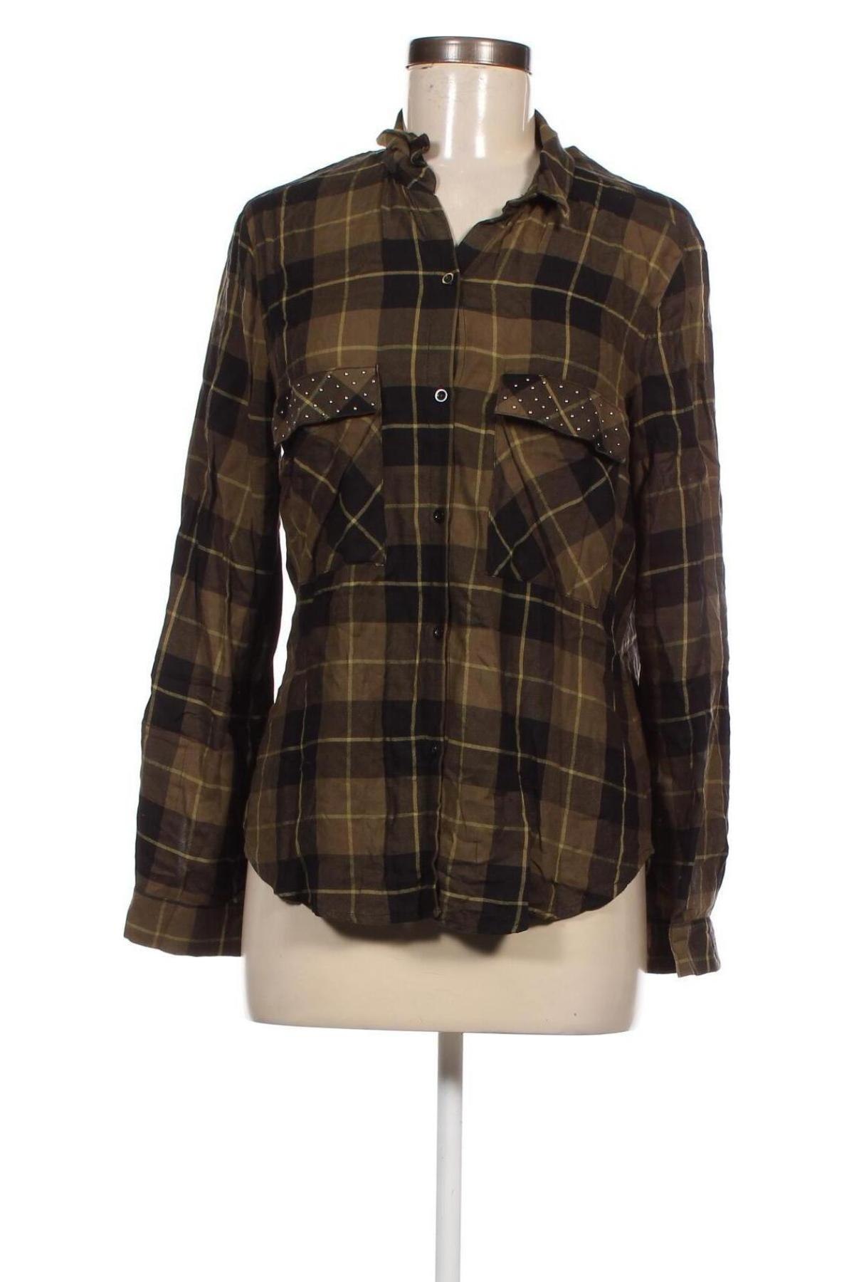 Γυναικείο πουκάμισο Zara, Μέγεθος M, Χρώμα Πολύχρωμο, Τιμή 2,72 €