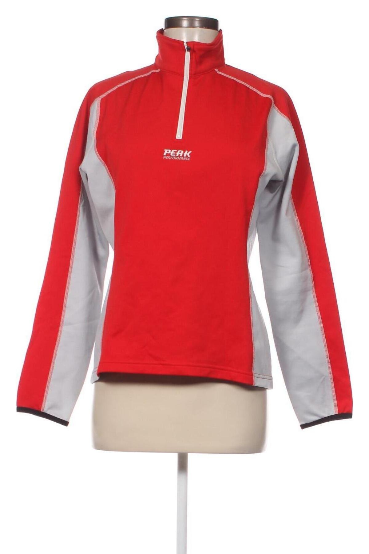 Дамска спортна блуза Peak Performance, Размер L, Цвят Червен, Цена 10,26 лв.