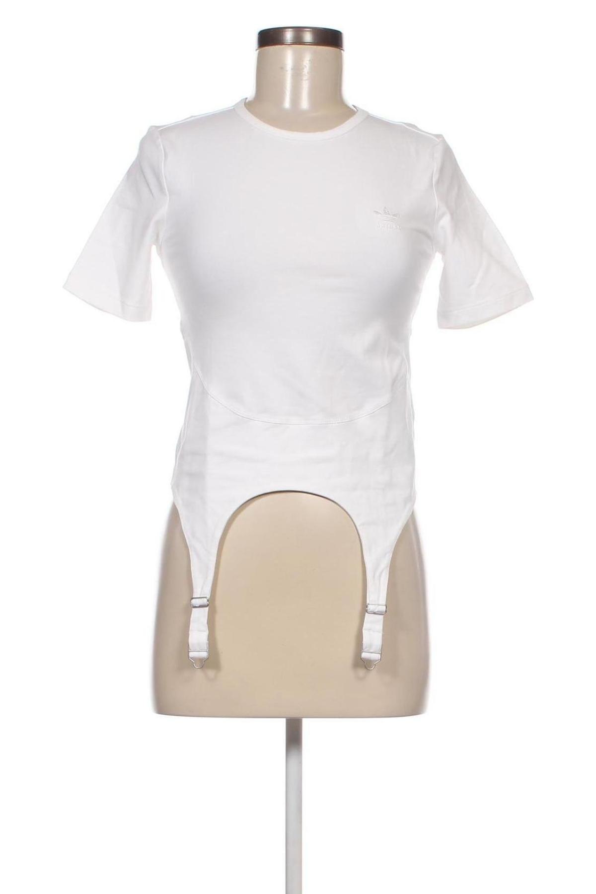 Damski T-shirt Adidas Originals, Rozmiar XS, Kolor Biały, Cena 154,60 zł