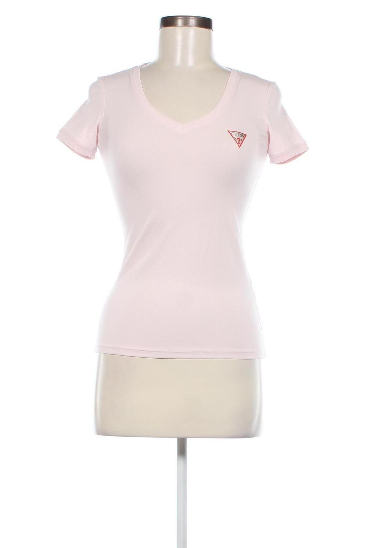Γυναικείο t-shirt Guess, Μέγεθος XS, Χρώμα Ρόζ , Τιμή 32,47 €