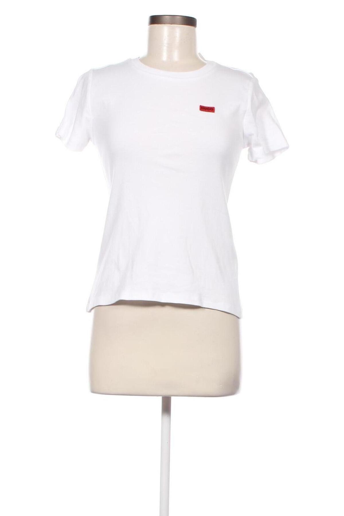 Дамска тениска Hugo Boss, Размер S, Цвят Бял, Цена 107,64 лв.