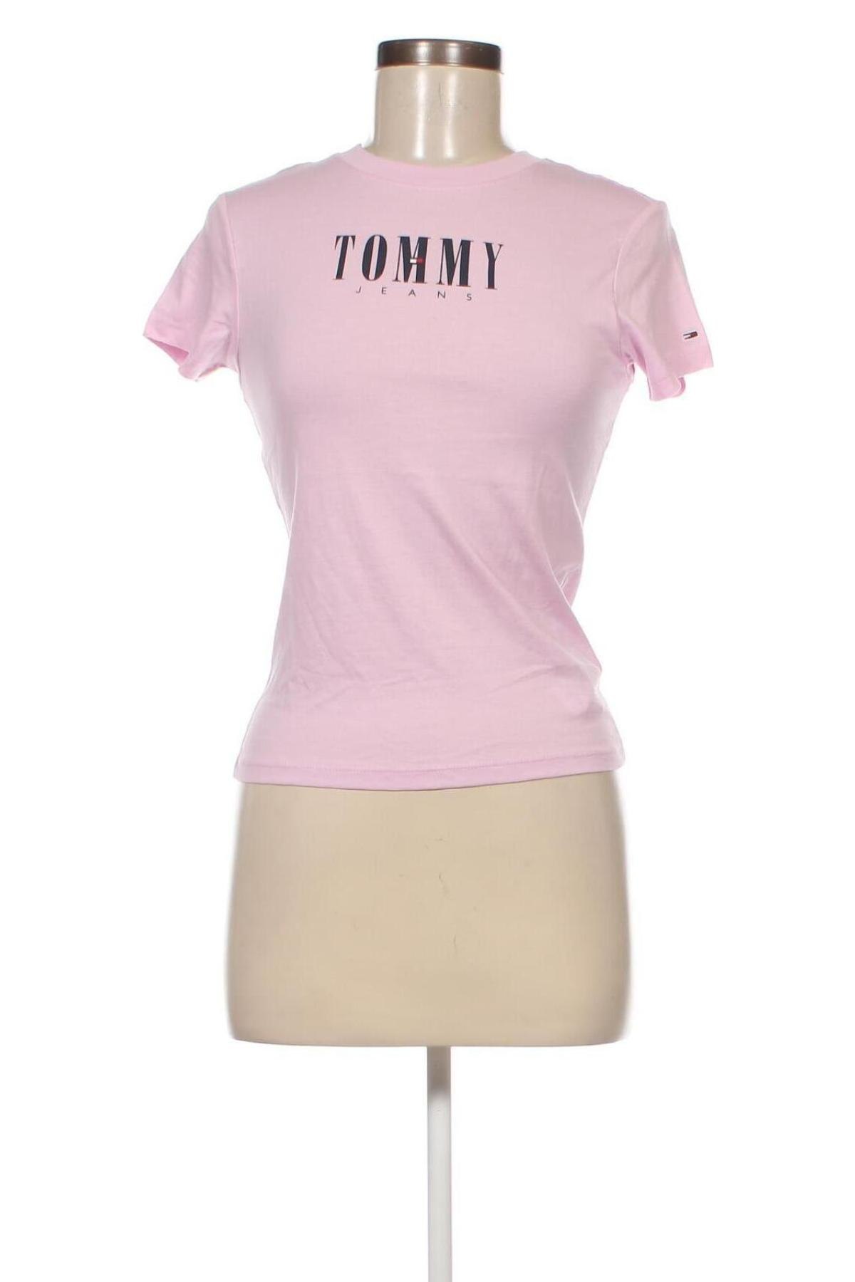 Damski T-shirt Tommy Jeans, Rozmiar S, Kolor Różowy, Cena 181,25 zł