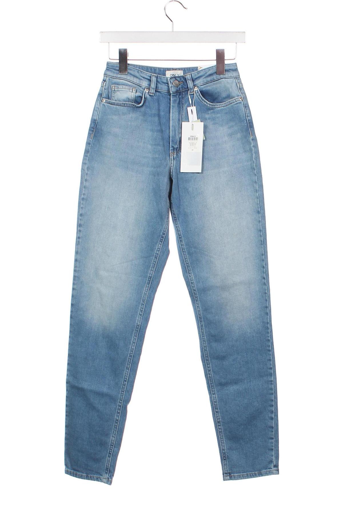 Dámske džínsy  ONLY, Veľkosť XS, Farba Modrá, Cena  10,52 €