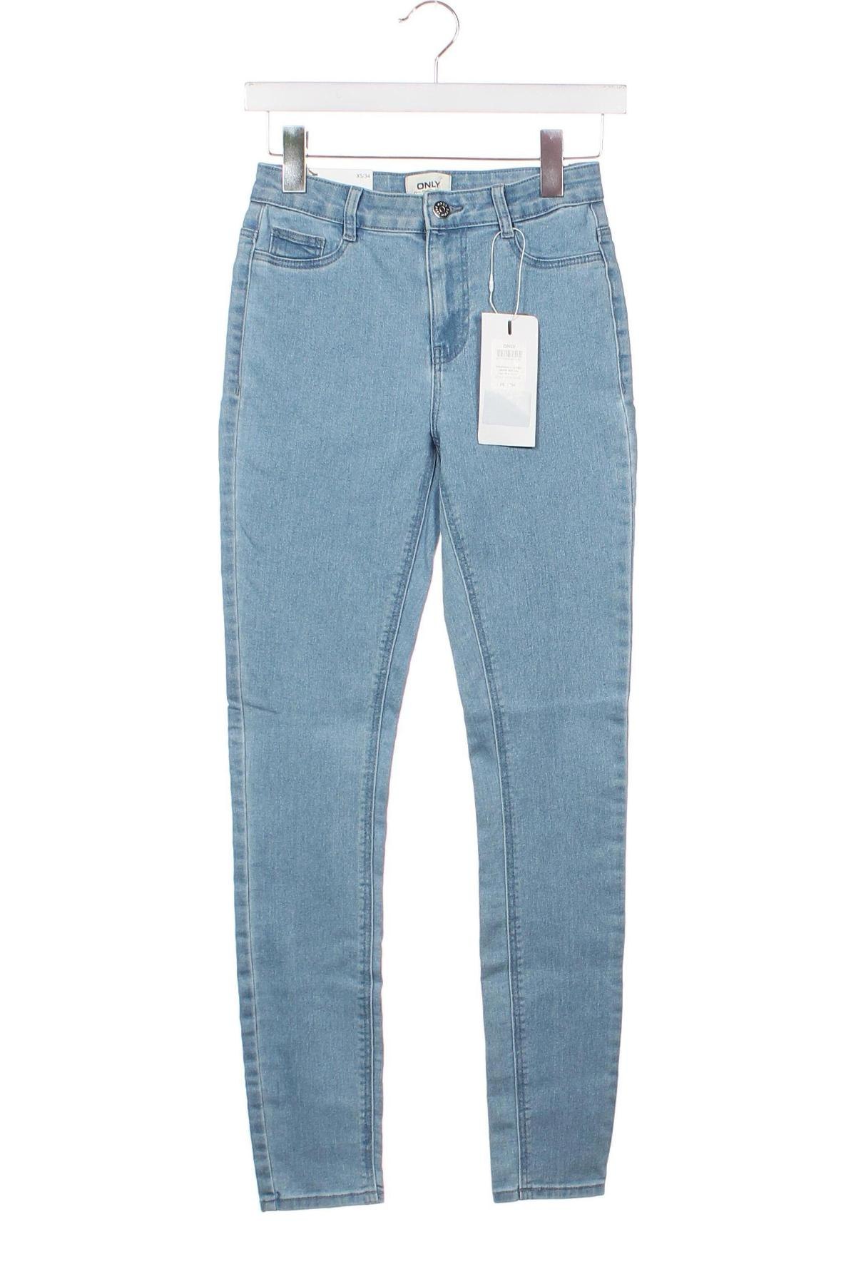 Dámske džínsy  ONLY, Veľkosť XS, Farba Modrá, Cena  13,67 €