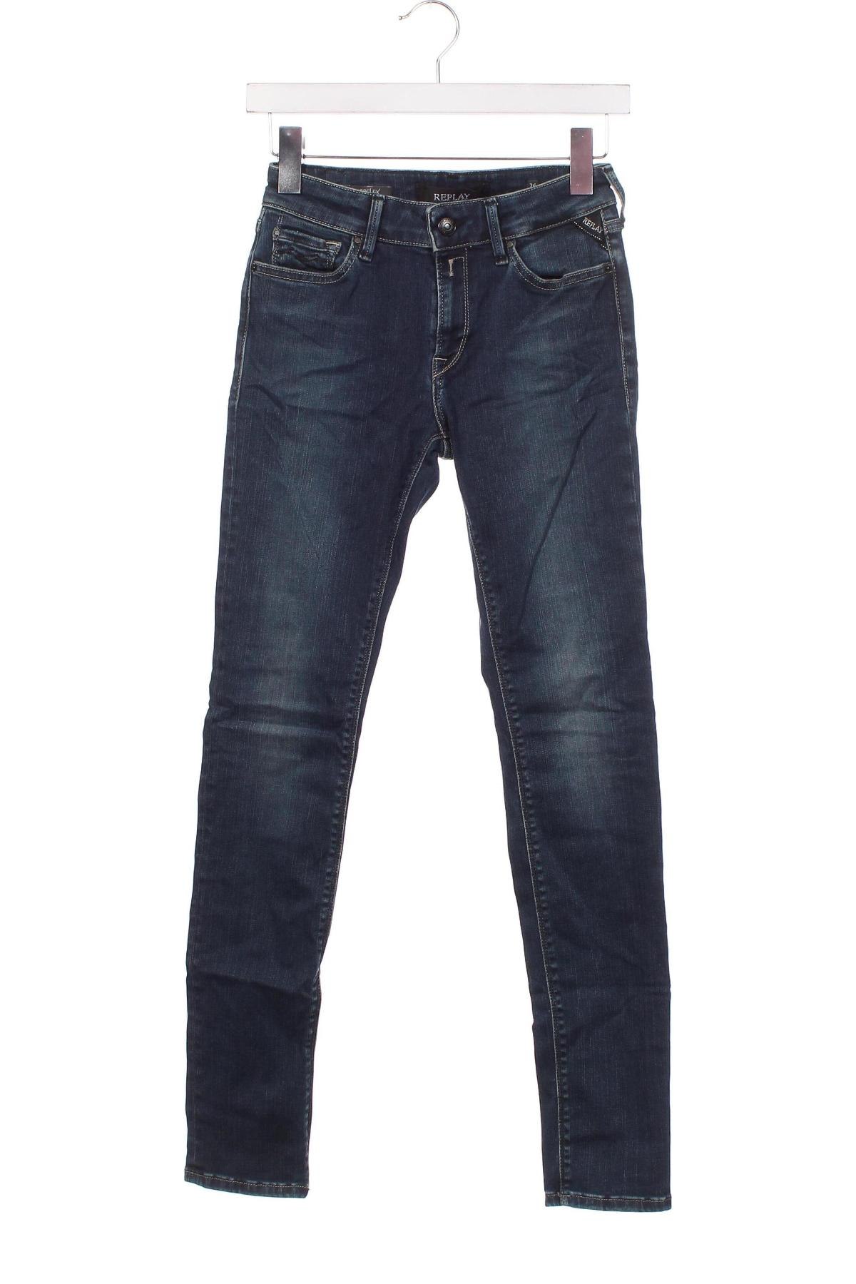 Dámské džíny  Replay, Velikost XS, Barva Modrá, Cena  152,00 Kč