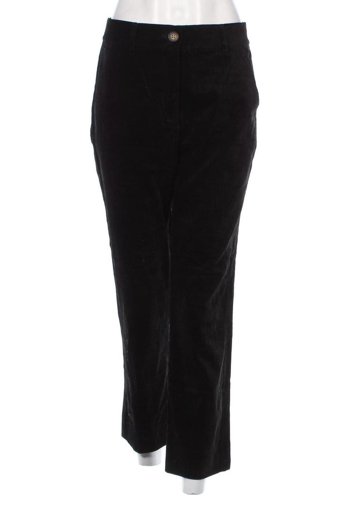 Pantaloni de velvet de femei ME+EM, Mărime M, Culoare Negru, Preț 180,53 Lei