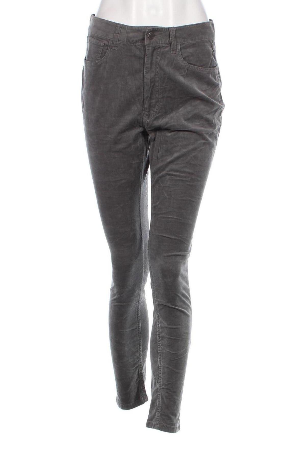 Γυναικείο κοτλέ παντελόνι Marks & Spencer, Μέγεθος M, Χρώμα Γκρί, Τιμή 7,30 €