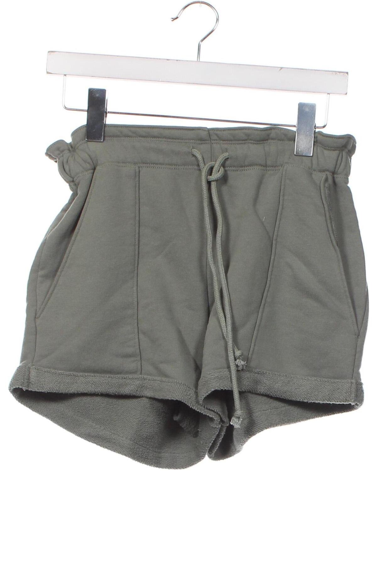 Pantaloni scurți de femei Abercrombie & Fitch, Mărime S, Culoare Verde, Preț 335,53 Lei