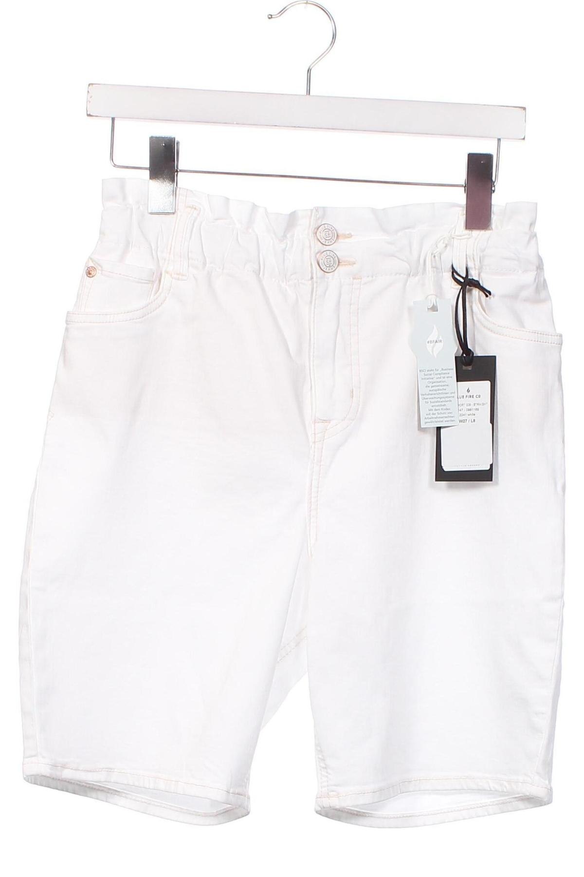 Γυναικείο κοντό παντελόνι Blue Fire Co, Μέγεθος XS, Χρώμα Λευκό, Τιμή 6,23 €
