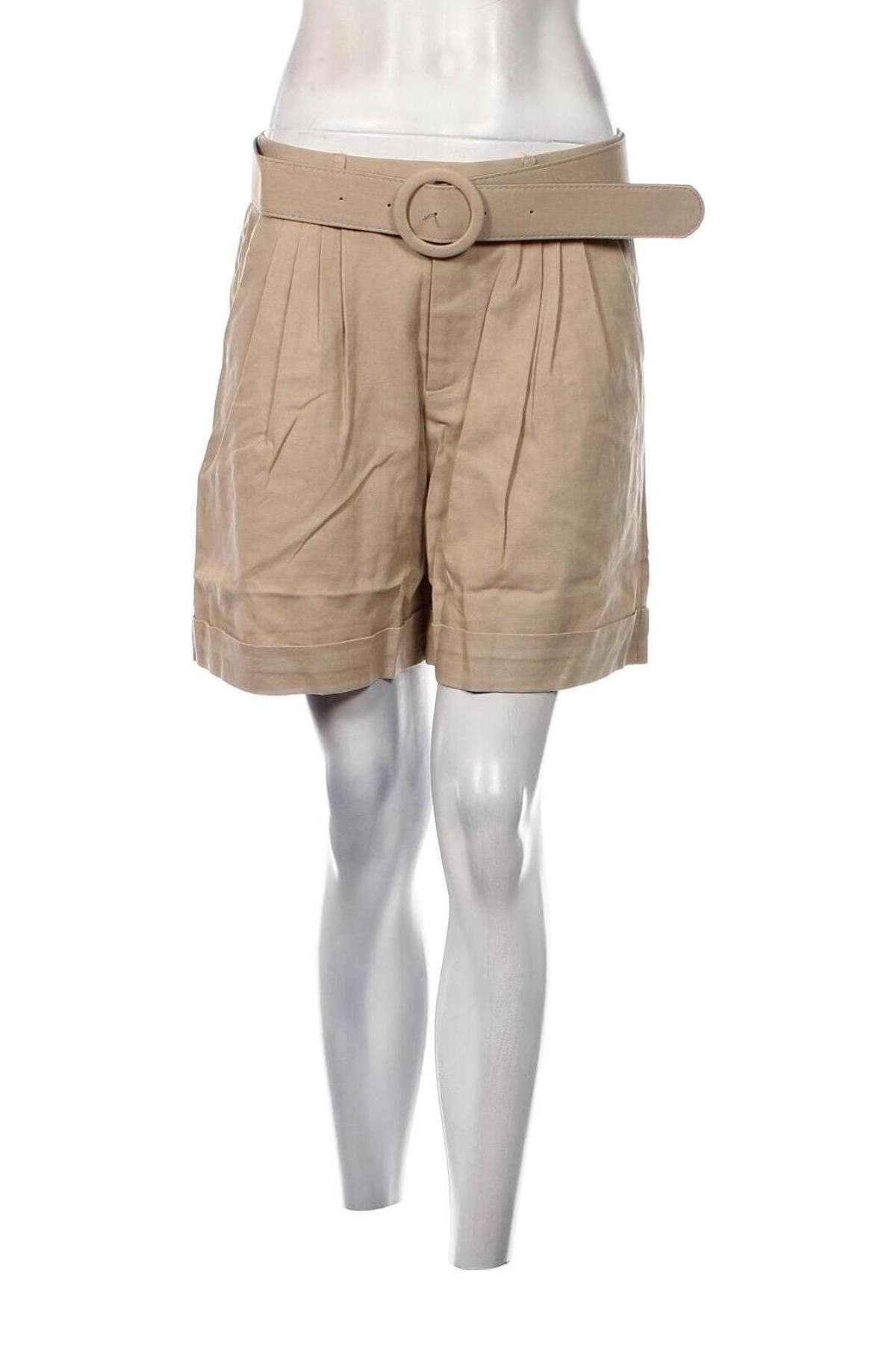 Дамски къс панталон Elli White, Размер L, Цвят Бежов, Цена 31,00 лв.