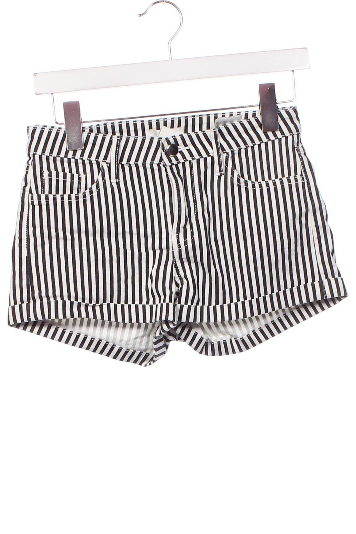 Дамски къс панталон H&M, Размер XS, Цвят Многоцветен, Цена 17,76 лв.