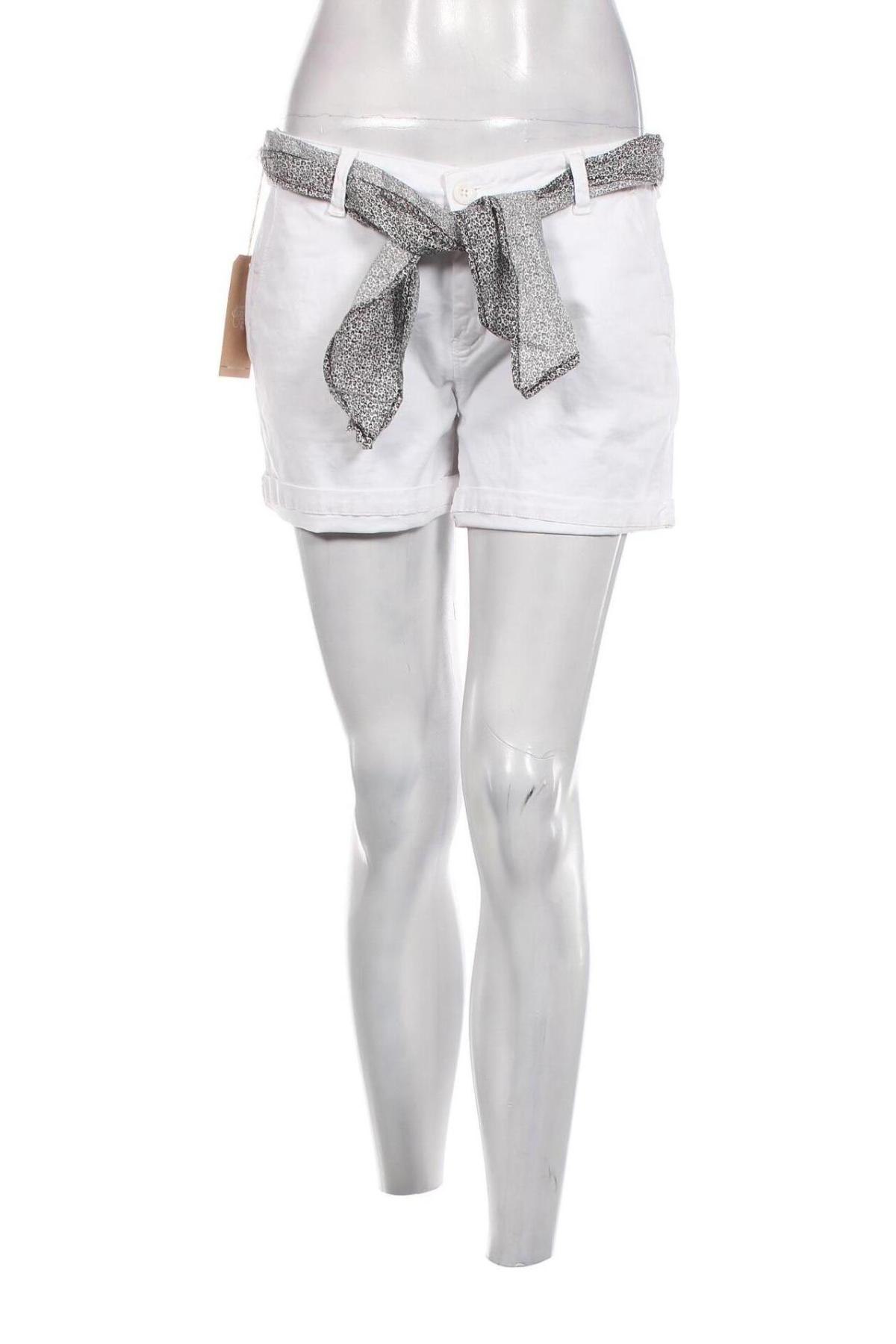 Γυναικείο κοντό παντελόνι Le Temps Des Cerises, Μέγεθος M, Χρώμα Λευκό, Τιμή 37,11 €