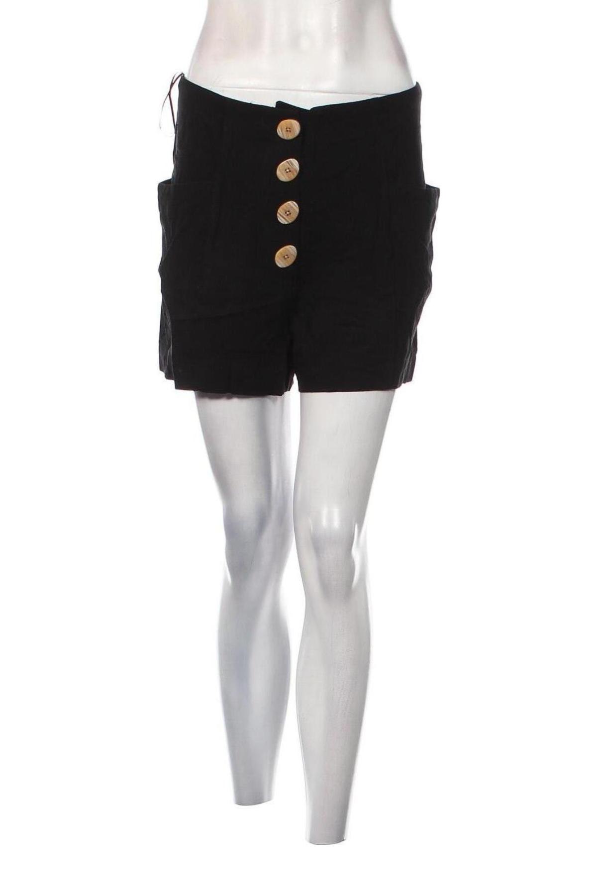 Γυναικείο κοντό παντελόνι Lovie & Co, Μέγεθος M, Χρώμα Μαύρο, Τιμή 7,42 €