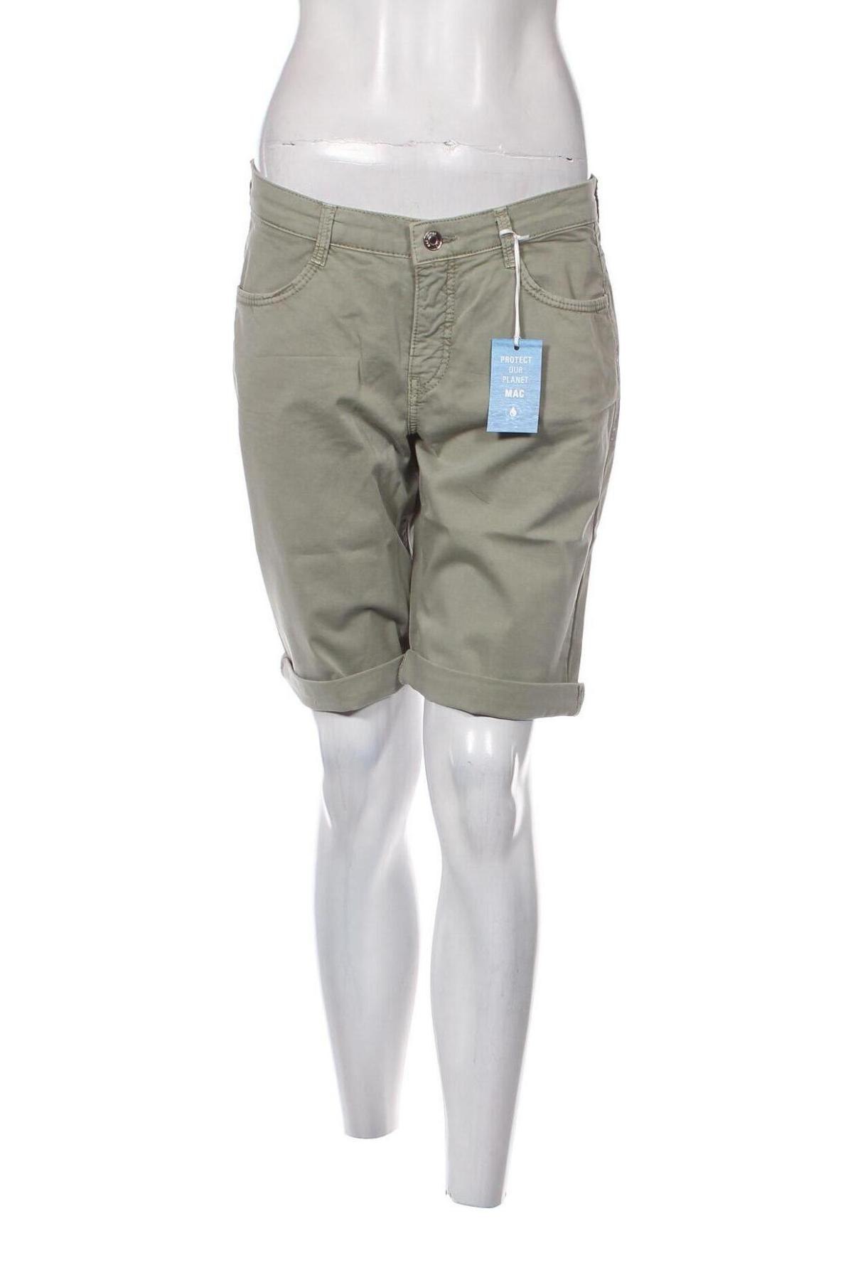 Дамски къс панталон Mac, Размер M, Цвят Зелен, Цена 45,90 лв.