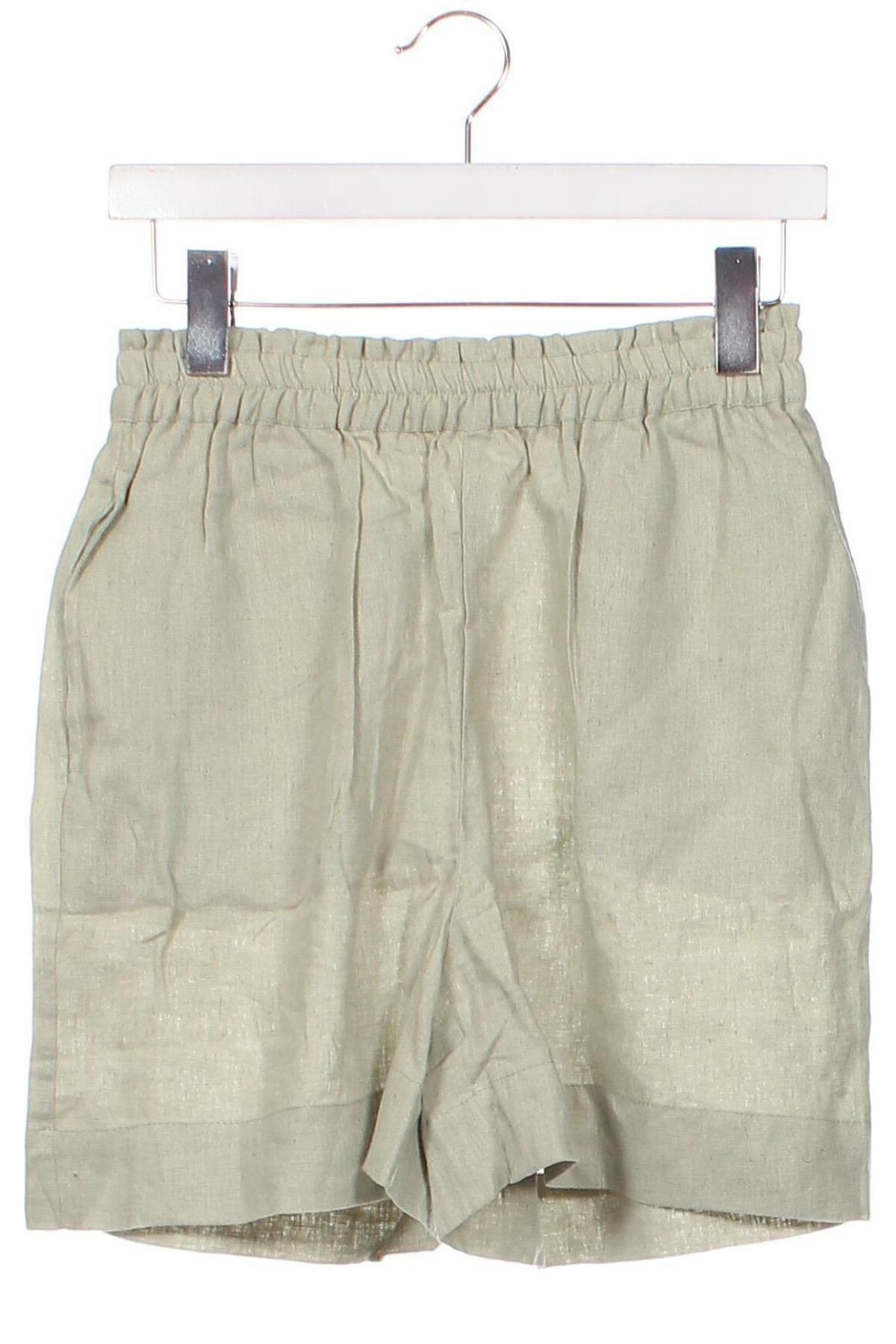 Дамски къс панталон ONLY, Размер XS, Цвят Зелен, Цена 40,00 лв.