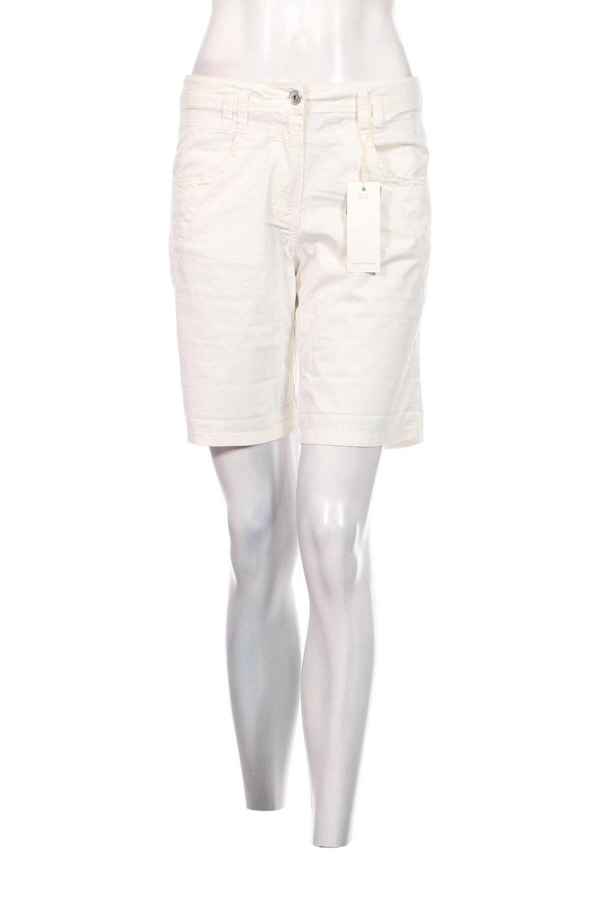 Дамски къс панталон Tom Tailor, Размер XS, Цвят Бял, Цена 12,96 лв.