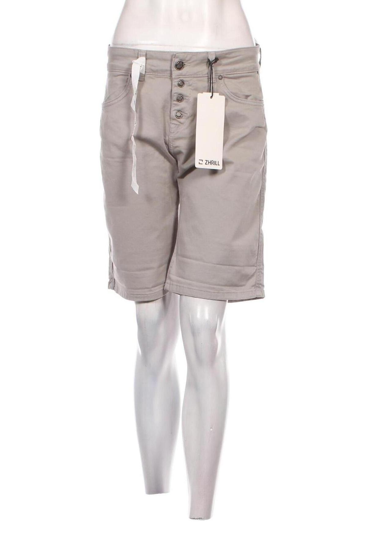 Pantaloni scurți de femei Zhrill, Mărime L, Culoare Gri, Preț 40,26 Lei