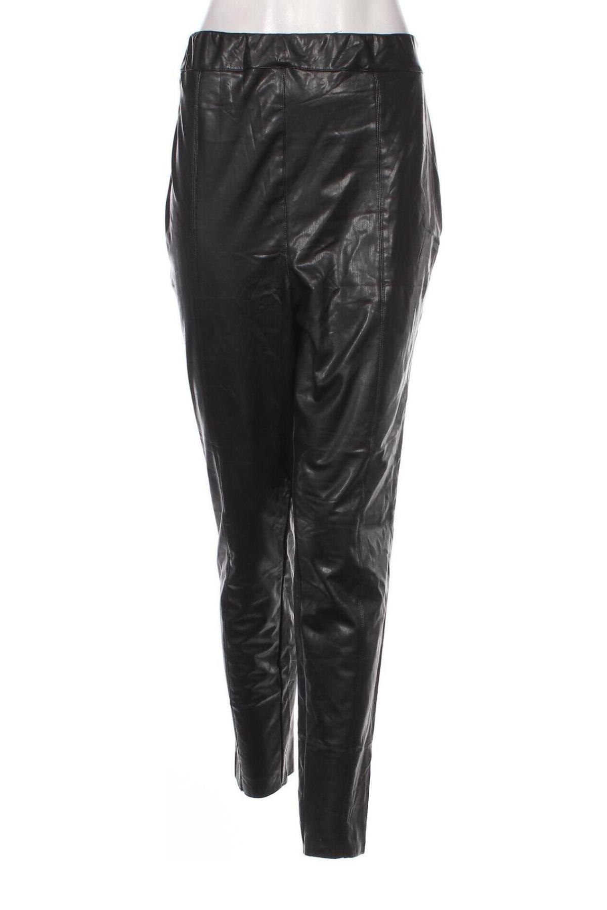 Dámske kožené nohavice  Boohoo, Veľkosť XL, Farba Čierna, Cena  9,86 €