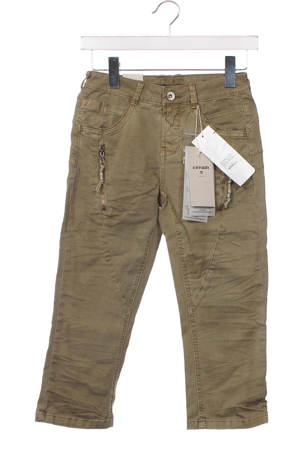 Pantaloni de femei Cream, Mărime XS, Culoare Verde, Preț 48,03 Lei