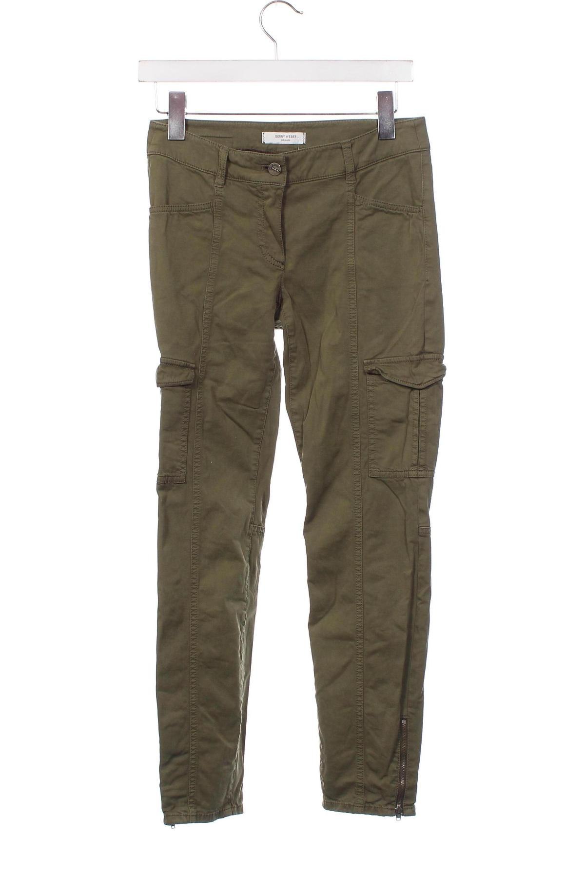 Pantaloni de femei Gerry Weber, Mărime XS, Culoare Verde, Preț 125,00 Lei