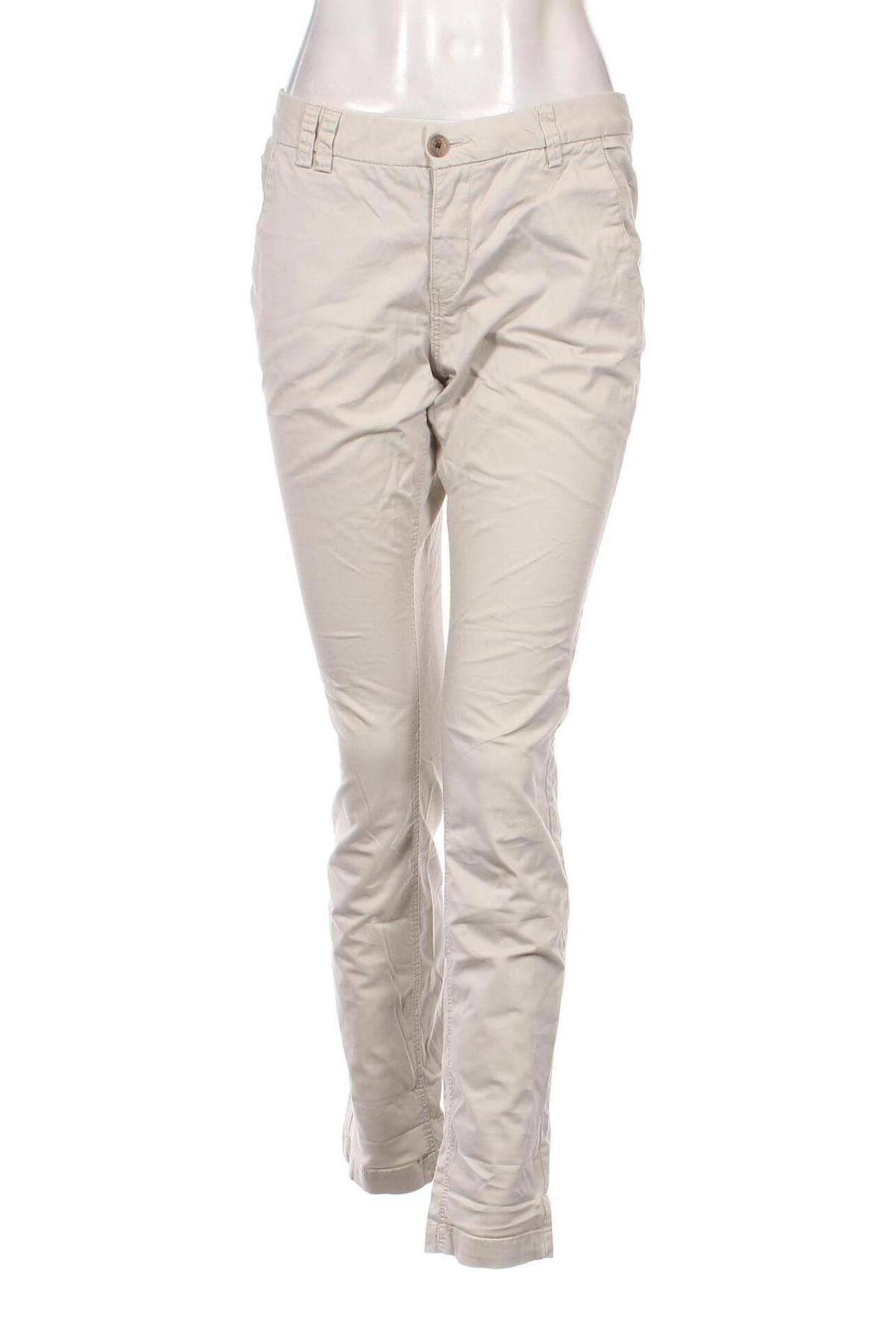 Дамски панталон H&M L.O.G.G., Размер M, Цвят Екрю, Цена 29,00 лв.