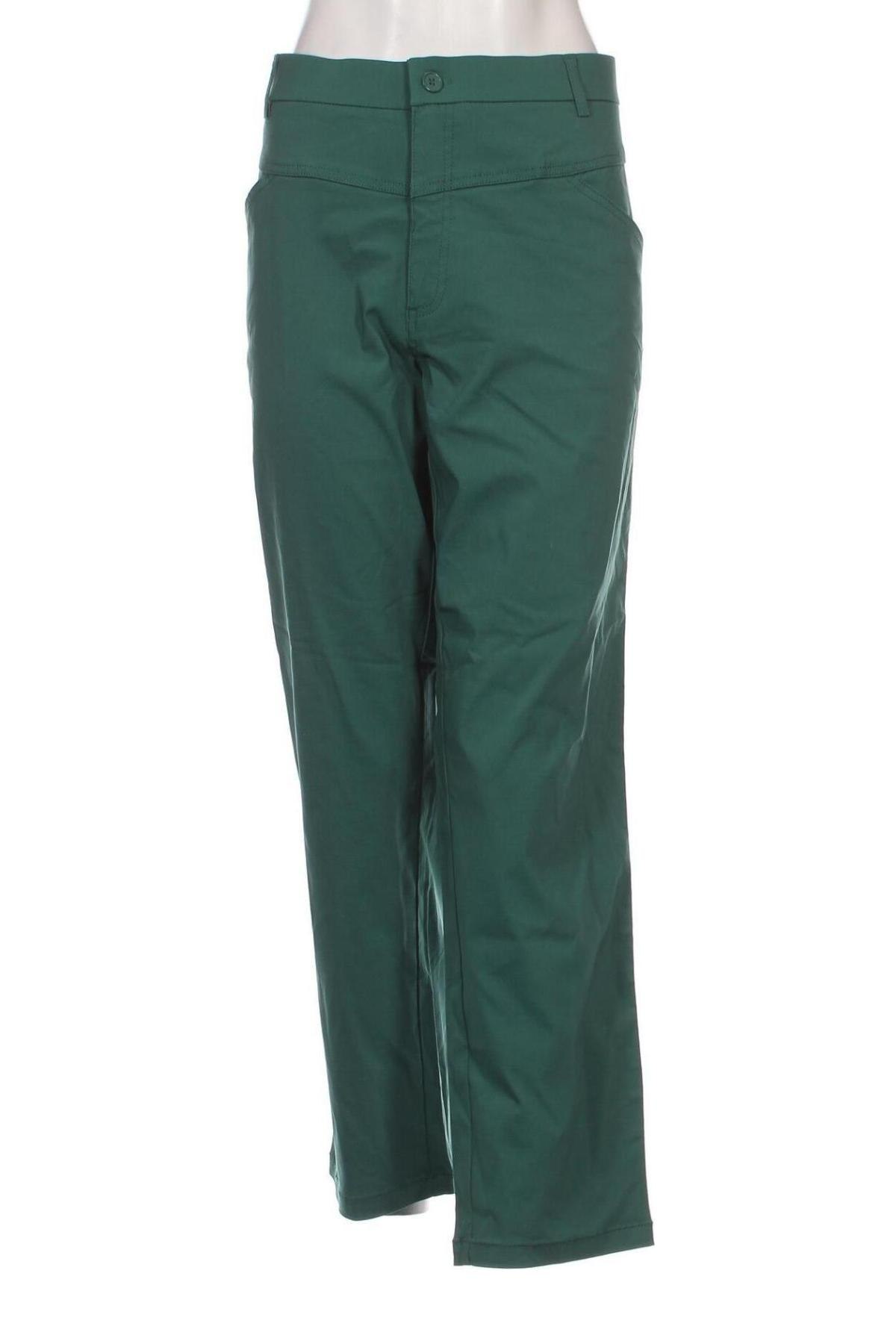 Pantaloni de femei Helena Vera, Mărime XL, Culoare Verde, Preț 95,39 Lei