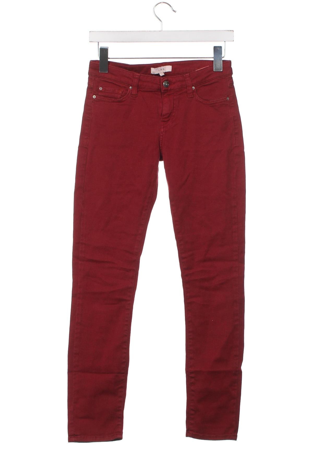 Дамски панталон Iro, Размер S, Цвят Червен, Цена 39,20 лв.