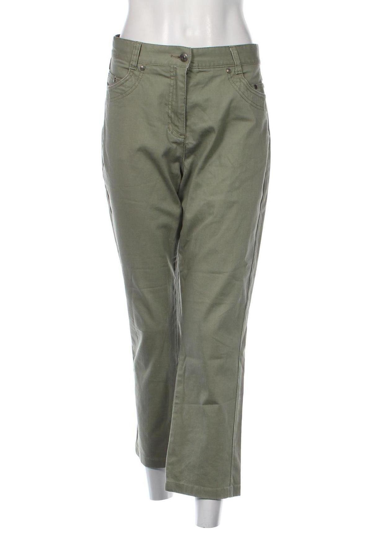 Pantaloni de femei Jensen, Mărime M, Culoare Verde, Preț 95,39 Lei