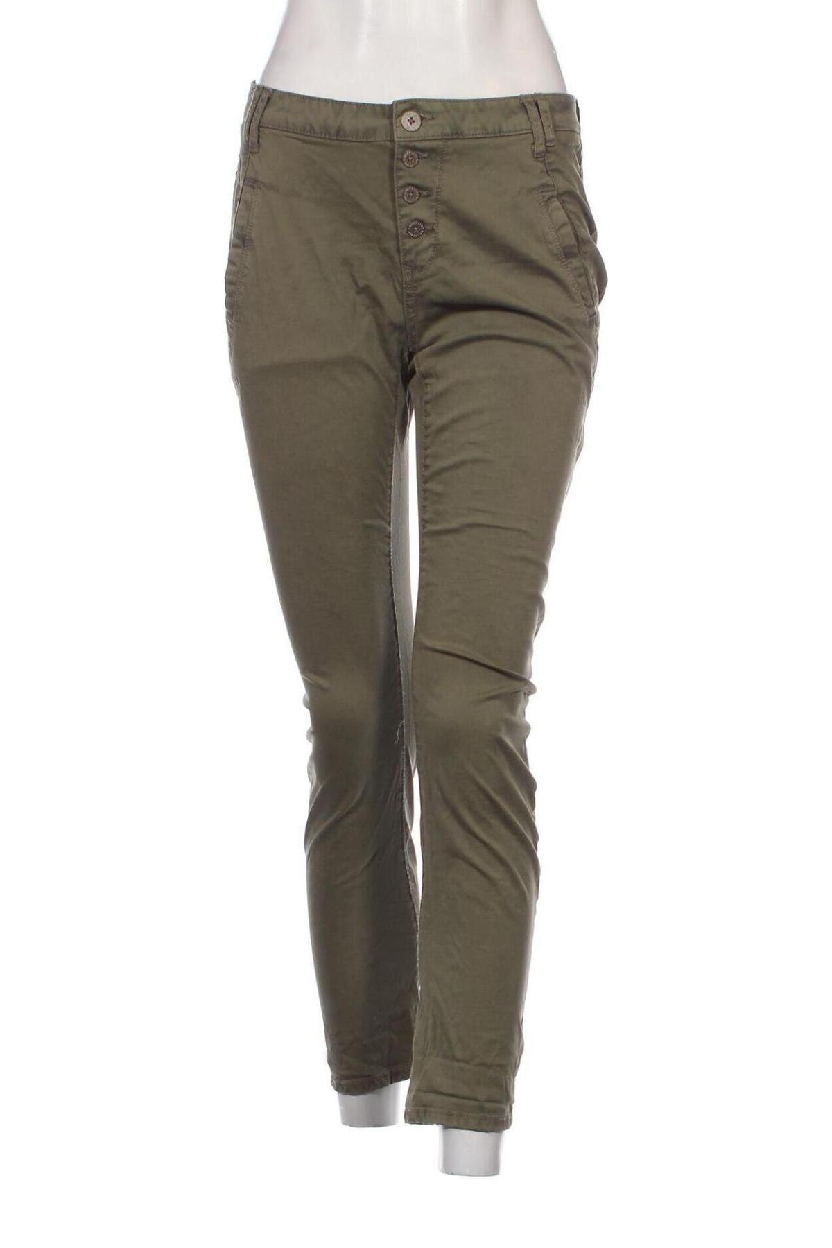 Pantaloni de femei Lindex, Mărime S, Culoare Verde, Preț 24,80 Lei