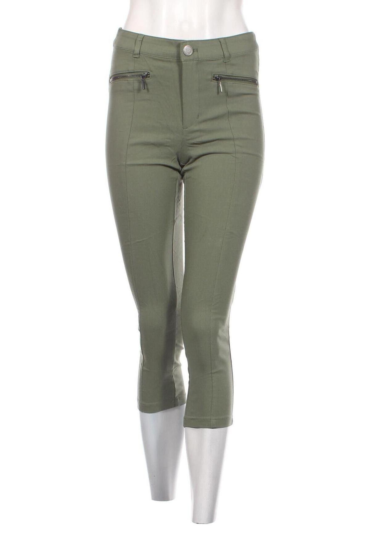 Дамски панталон My Wear, Размер S, Цвят Зелен, Цена 8,99 лв.