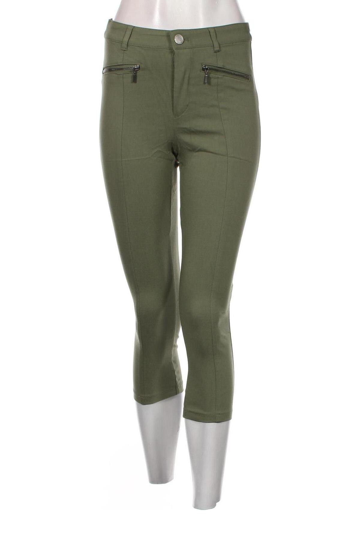 Дамски панталон My Wear, Размер S, Цвят Зелен, Цена 7,54 лв.