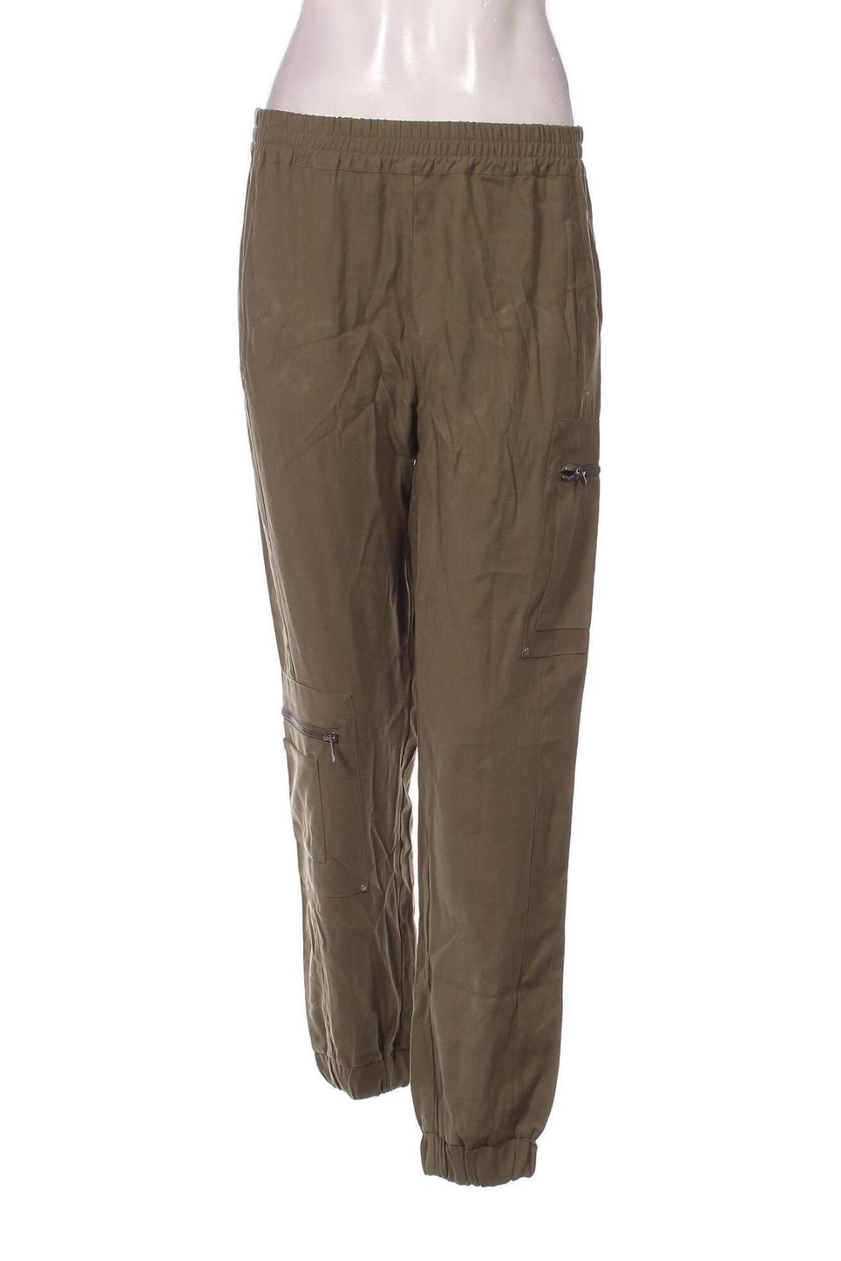 Pantaloni de femei Noisy May, Mărime M, Culoare Verde, Preț 63,37 Lei