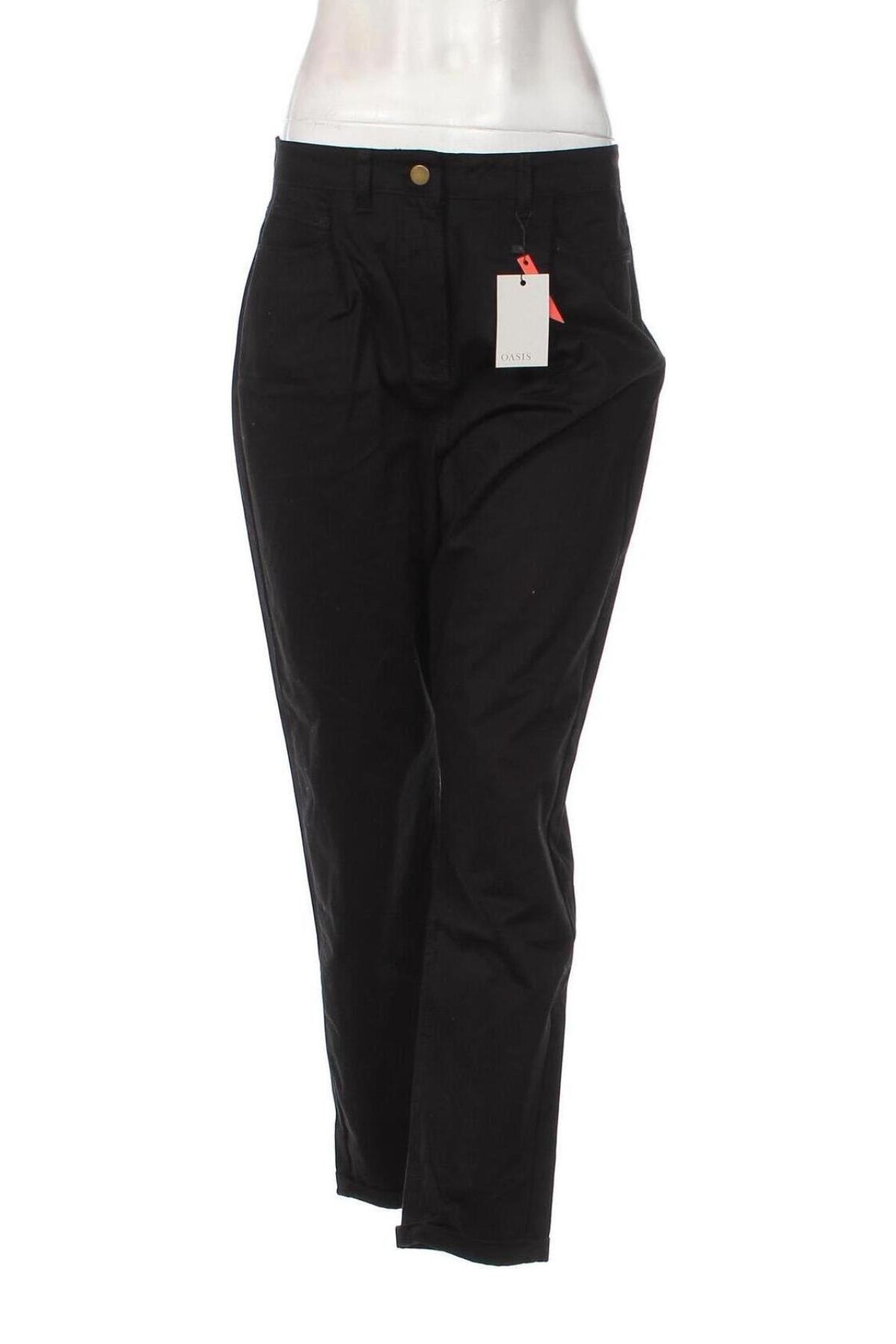 Дамски панталон Oasis, Размер L, Цвят Черен, Цена 19,14 лв.