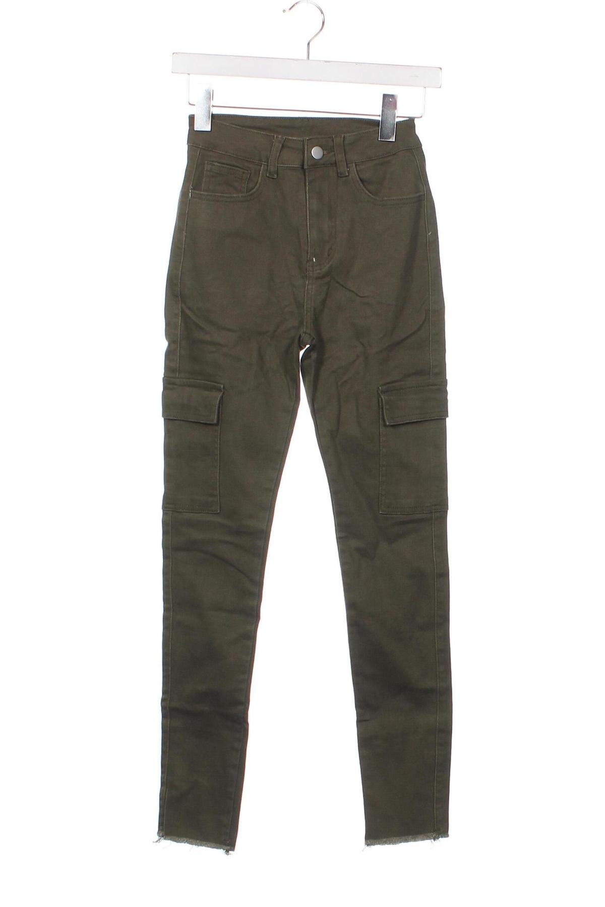 Pantaloni de femei SHEIN, Mărime XS, Culoare Verde, Preț 95,39 Lei