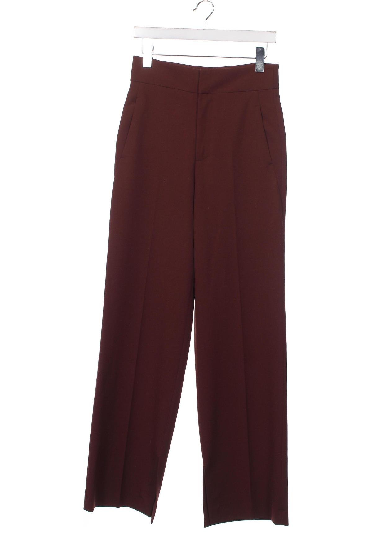 Dámské kalhoty  Zara, Velikost XS, Barva Červená, Cena  512,00 Kč