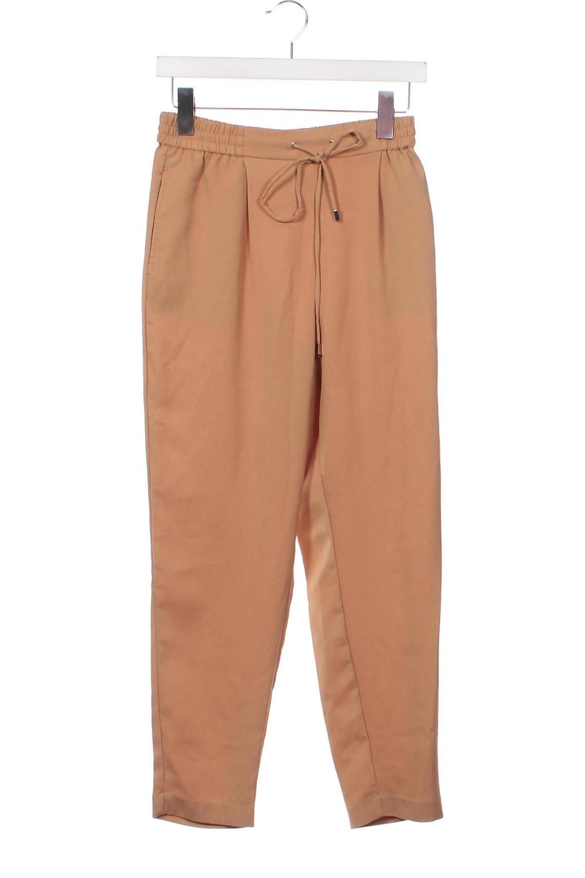 Dámské kalhoty  Zara, Velikost XS, Barva Béžová, Cena  303,00 Kč