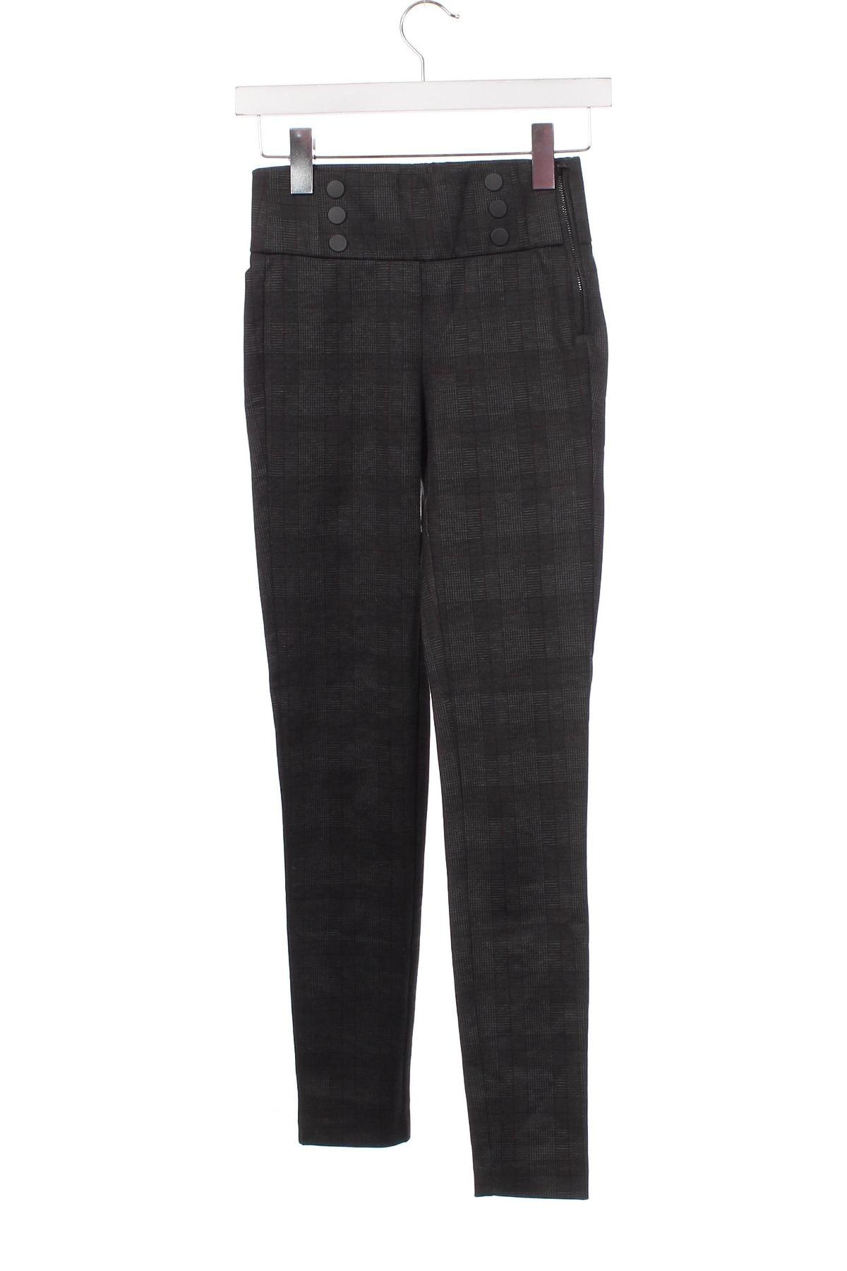 Дамски панталон Zara Trafaluc, Размер XS, Цвят Сив, Цена 7,60 лв.