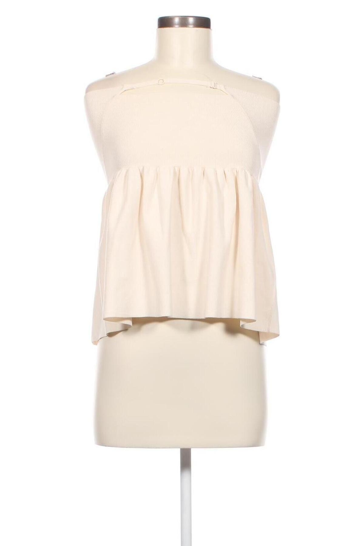 Γυναικείο αμάνικο μπλουζάκι Etam, Μέγεθος S, Χρώμα Εκρού, Τιμή 2,99 €