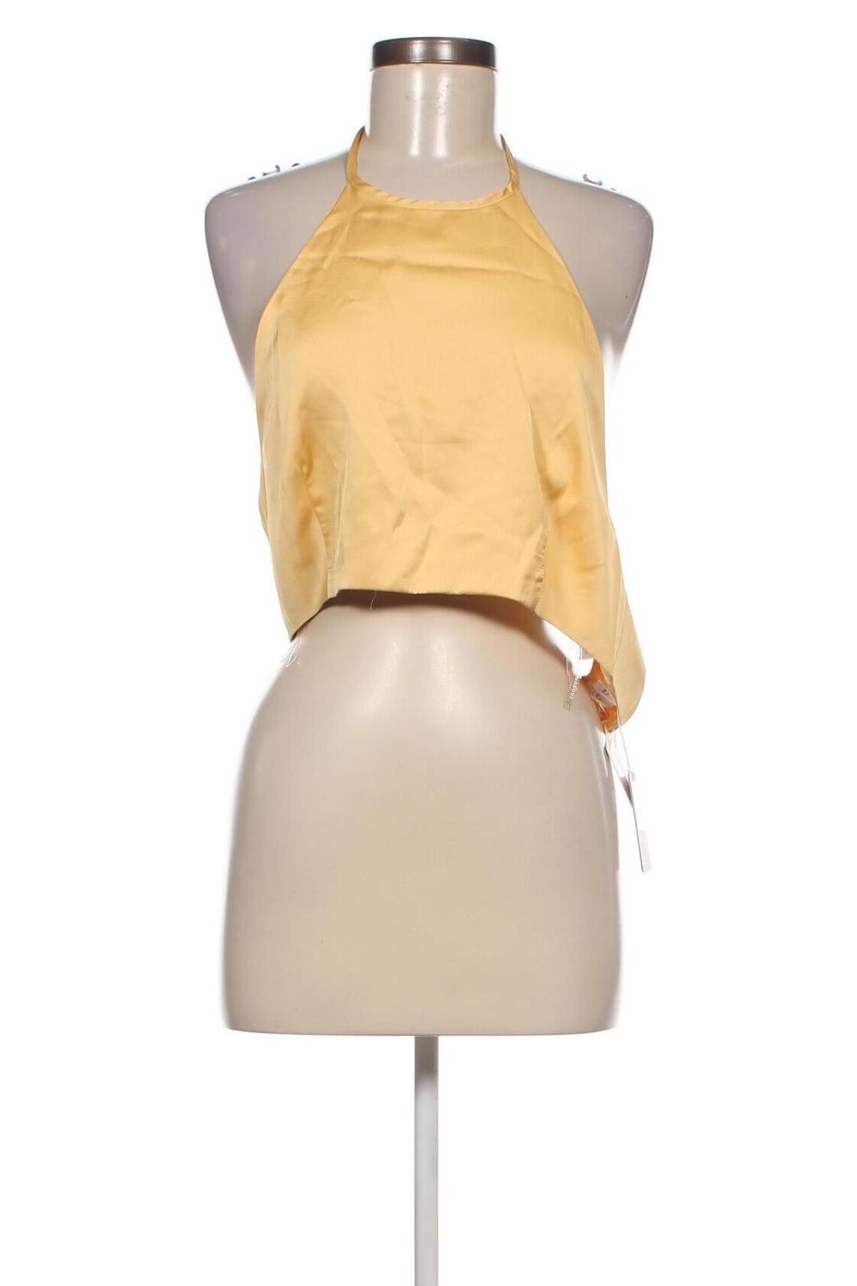 Γυναικείο αμάνικο μπλουζάκι Glamorous, Μέγεθος L, Χρώμα Κίτρινο, Τιμή 4,93 €
