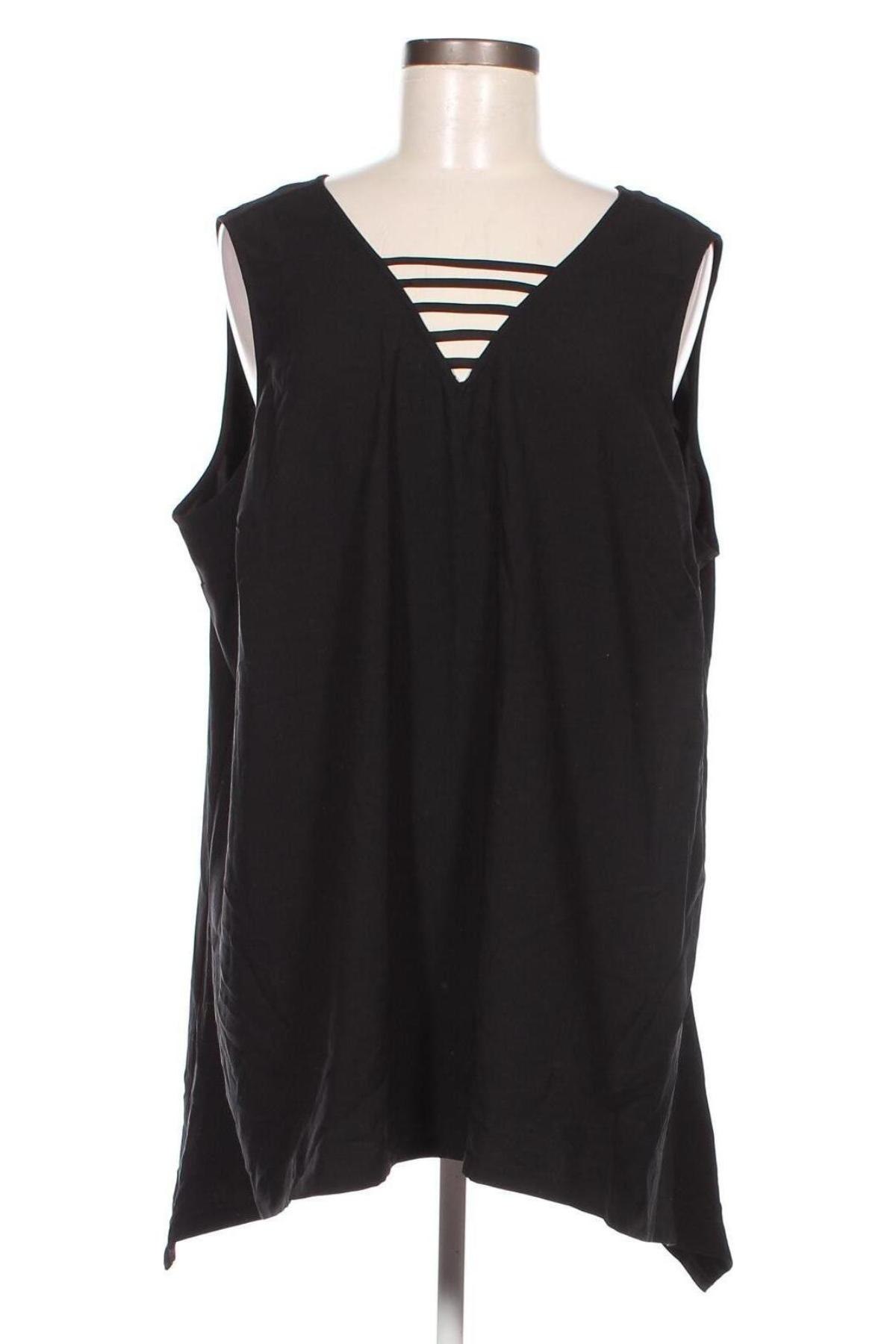 Γυναικείο αμάνικο μπλουζάκι Lane Bryant, Μέγεθος XXL, Χρώμα Μαύρο, Τιμή 11,48 €